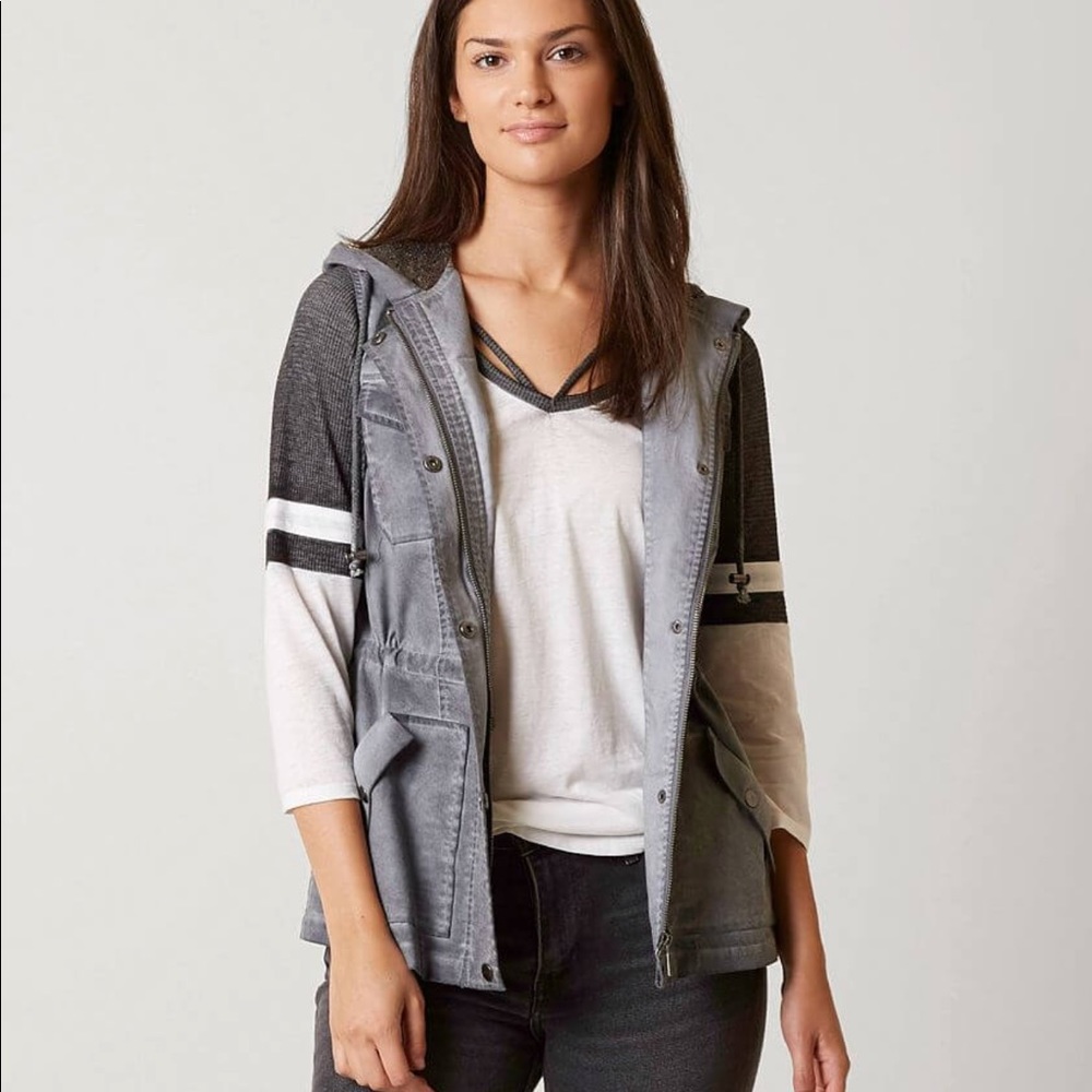 BKE Gray Cargo Vest